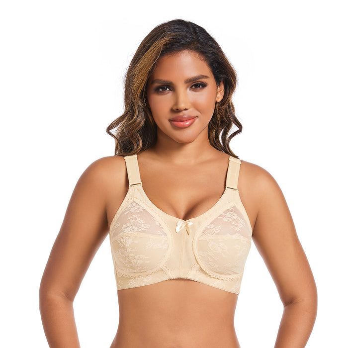 Sujetador Copa Completa Tallas Grandes Ultra Fino Sin Relleno De Encaje Sin Aros Estilo Transparente Ropa Interior