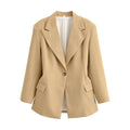 Veste élégante cintrée à revers