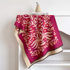 Vintage Floral Faux-Cashmere Scarf