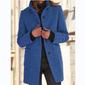 Stand-Collar Longline Coat - view 6