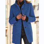Stand-Collar Longline Coat - view 6