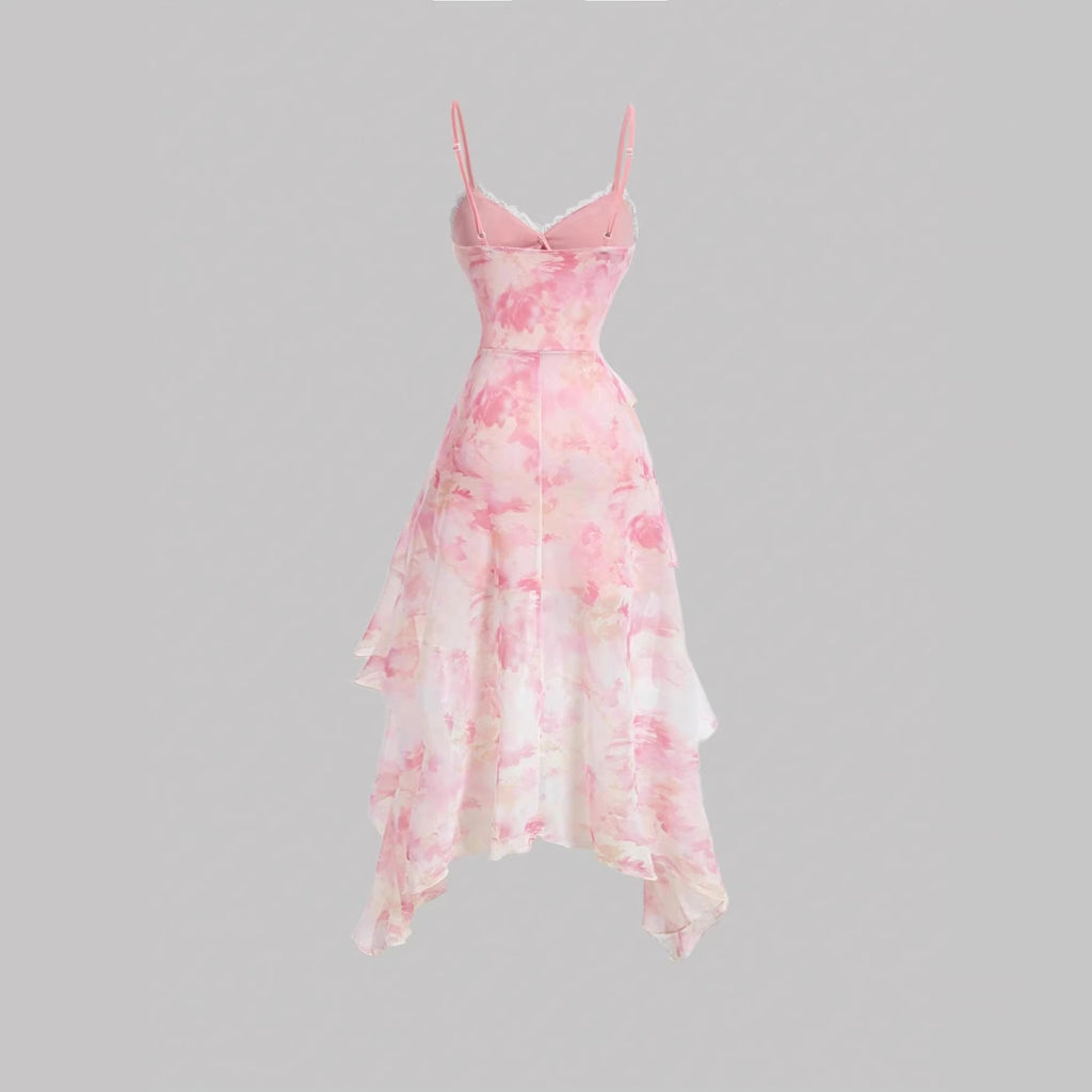 Mesh Camisole Maxi Dress