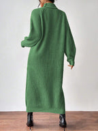 High-Neck Knit Maxi Dress — product image 12