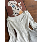Lightweight Hooded Zip Cardigan in White - view 4