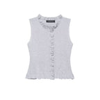 Ruched Soft Sleeveless Top