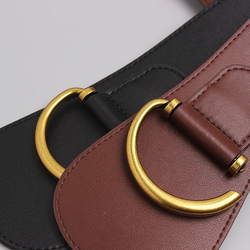 Wide Gold-Buckle Waist Belt product image 26