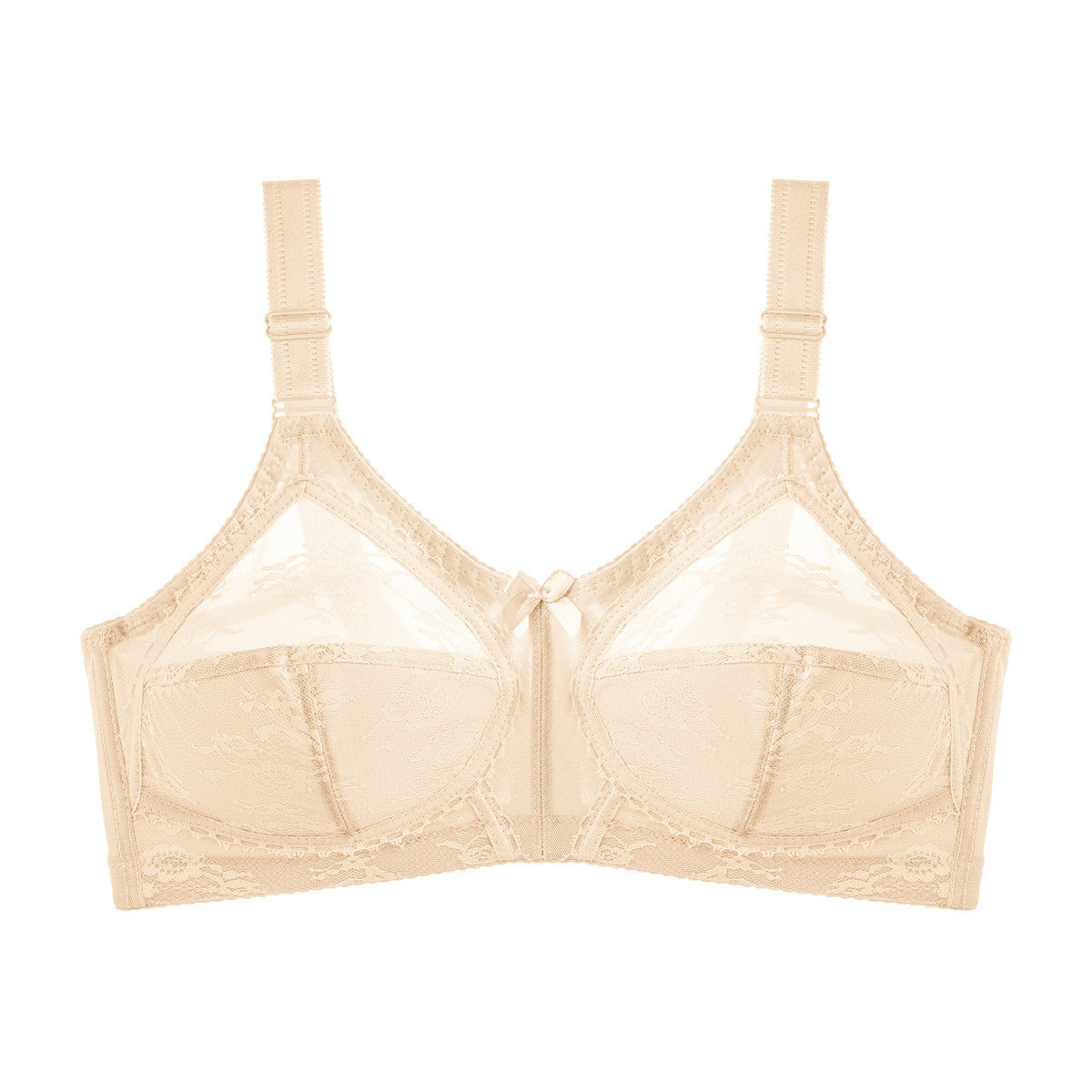 Sheer Lace Wire-Free Plus-Size Bra - view 7