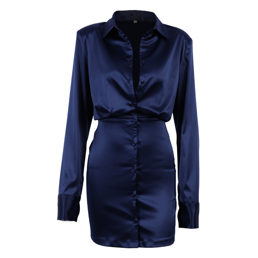 Long-Sleeve Shirt Dress