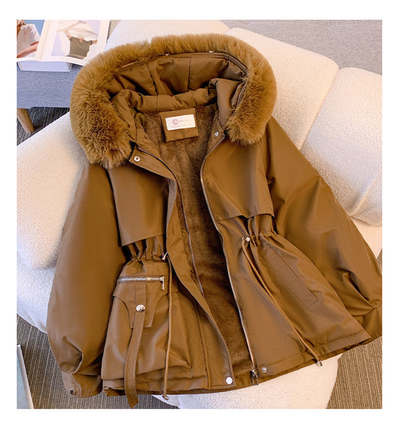 Faux-Fur Trim Hooded Puffer Jacket product image 2