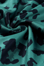 Green Leopard-Print Active Leggings - view 4
