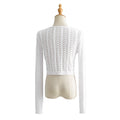 Pull Chic Tricot Croisé Ajoure