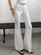 V-Waist Stretch Trousers - view 4