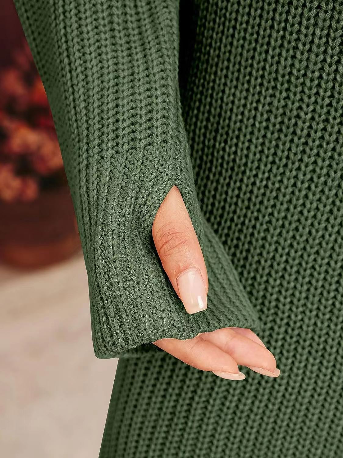 Cutout High-Neck Knit Dress — product image 9
