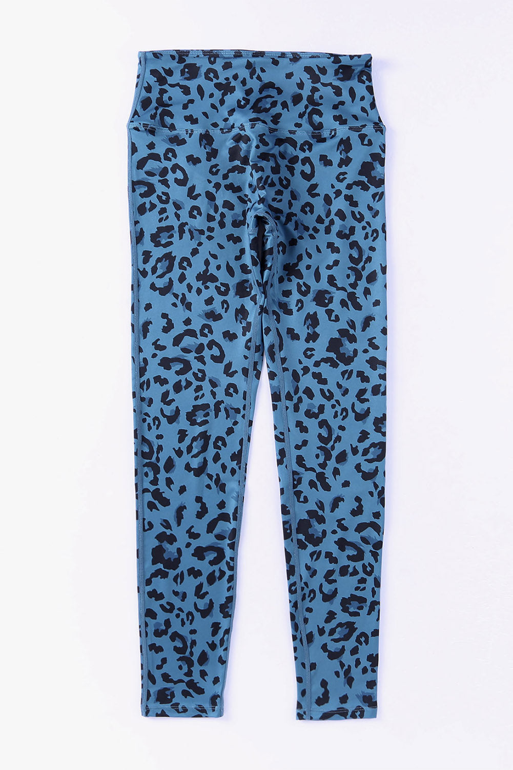 Green Leopard-Print Active Leggings - view 7