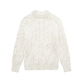 Pull en tricot à col rond et huit pieds Gentle Wind