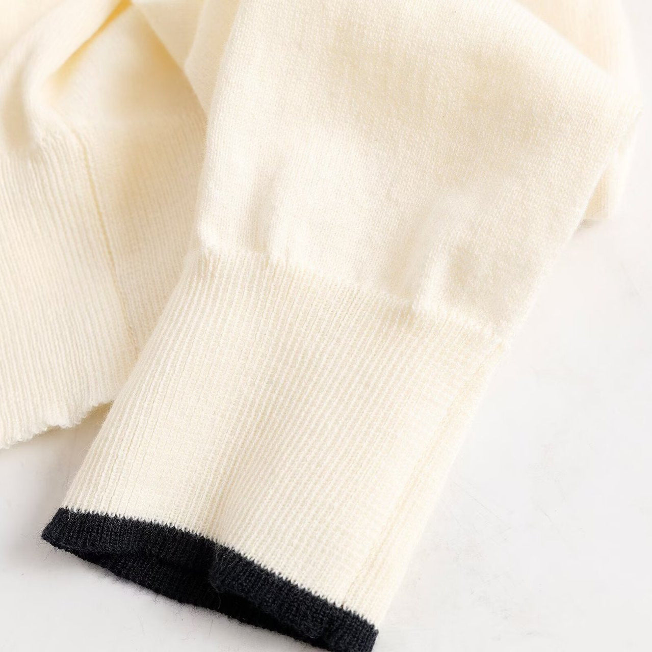 Scarf-Neck Relaxed Knit Sweater