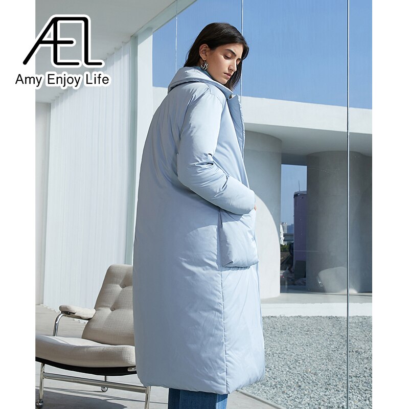 Longline Lapel Down Jacket - view 4