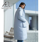 Longline Lapel Down Jacket - view 4