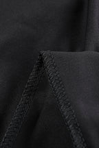 Leggings negros con cordones en la parte delantera