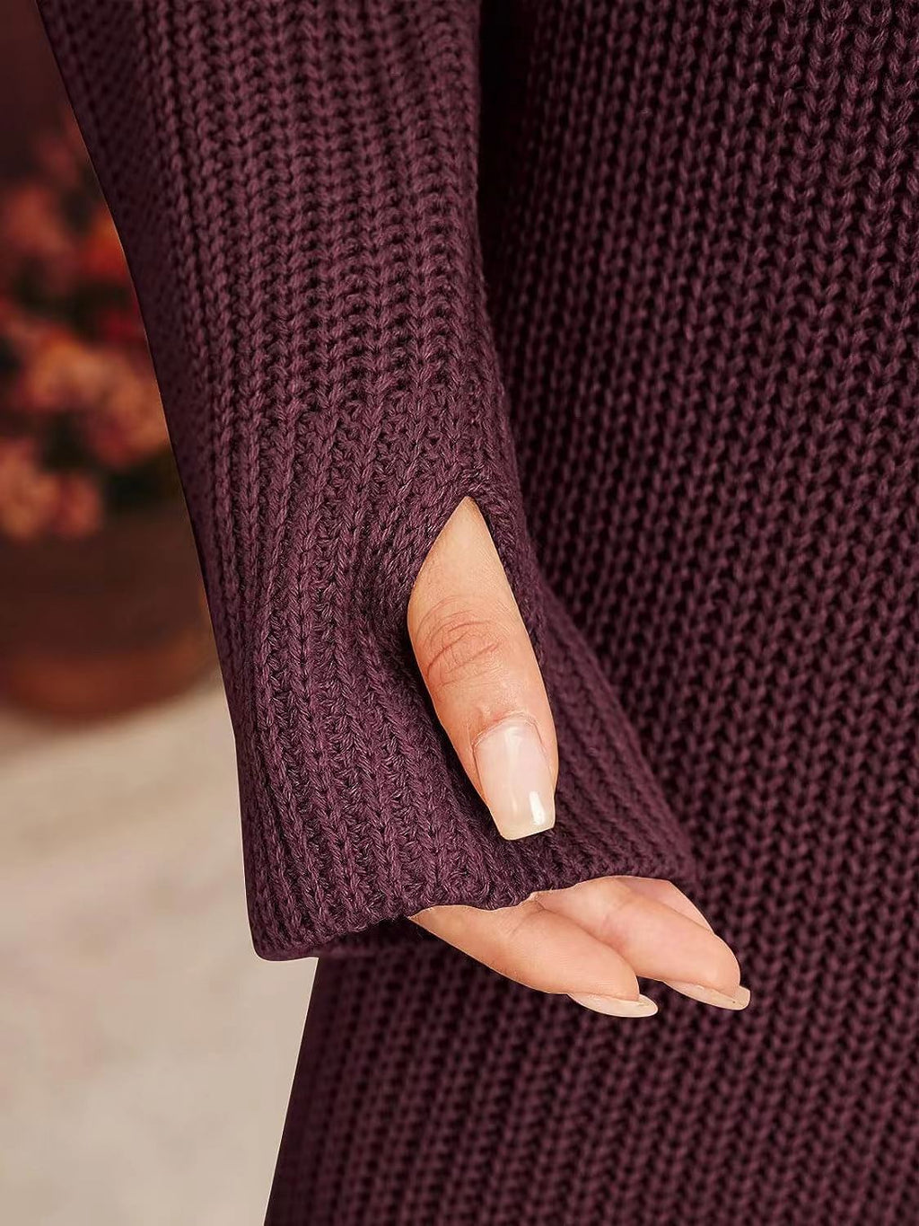 Cutout High-Neck Knit Dress — product image 18