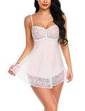 Lace Camisole Chiffon Pajama Set