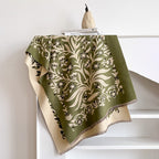 Vintage Floral Faux-Cashmere Scarf