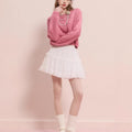 Cable-Knit Cropped Cardigan