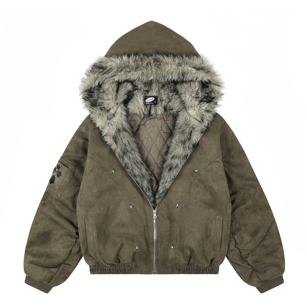 Relaxed Collared Puffer Jacket
