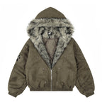 Relaxed Collared Puffer Jacket