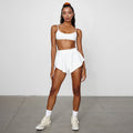 Mini-short de sport d'été, nouveau, pour femme, effet liftant, fin, coupe large, hipster