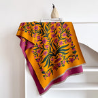 Vintage Floral Faux-Cashmere Scarf