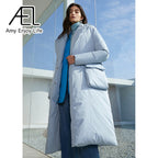 Longline Lapel Down Jacket - view 2