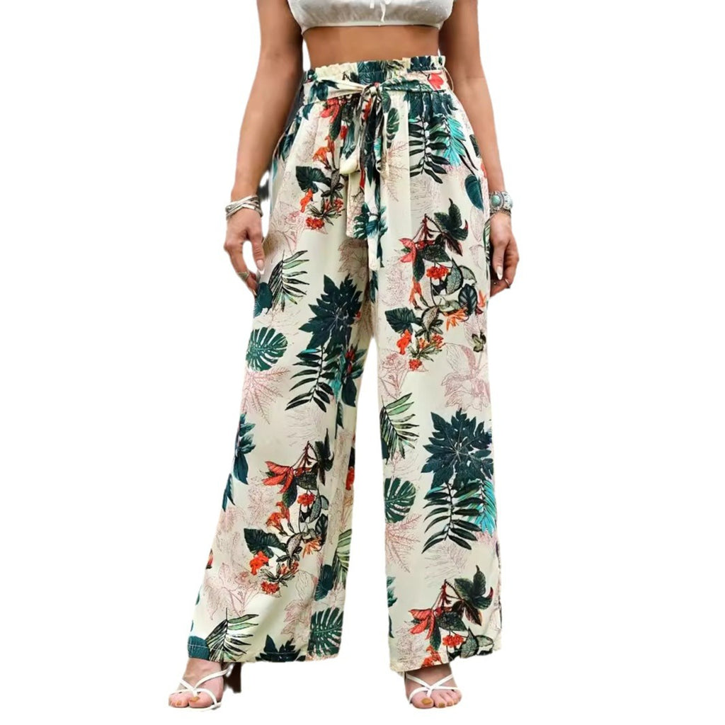 Pantalon ample à lacets