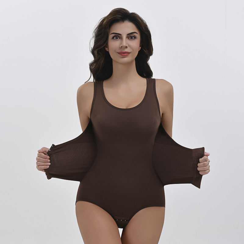 Front-Closure Full-Body Shaping Bodysuit
