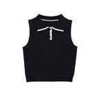 Collared Knit Crop Sweater