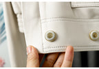 Oversized Genuine Leather Biker Jacket product image 9