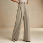 Pantalones de traje de corte recto y holgado