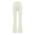 Pantalon évasé gainant pour femme, taille haute léger et respirant pour le yoga