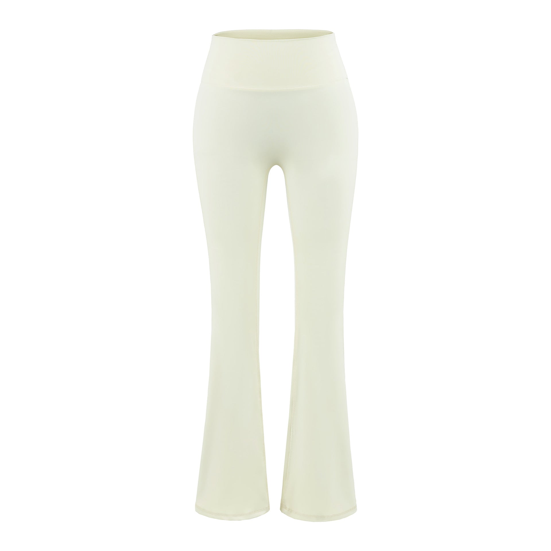 Pantalon évasé gainant pour femme, taille haute léger et respirant pour le yoga