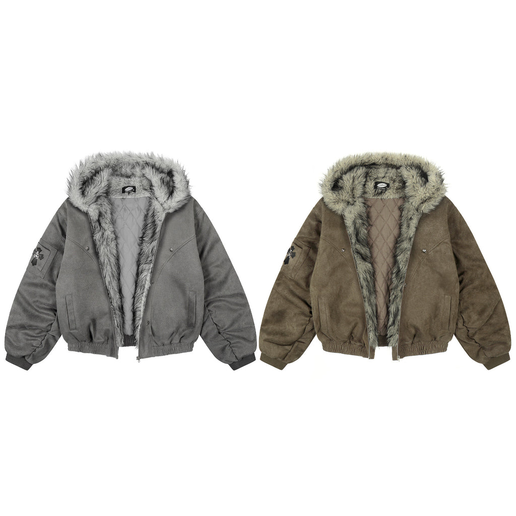 Relaxed Collared Puffer Jacket