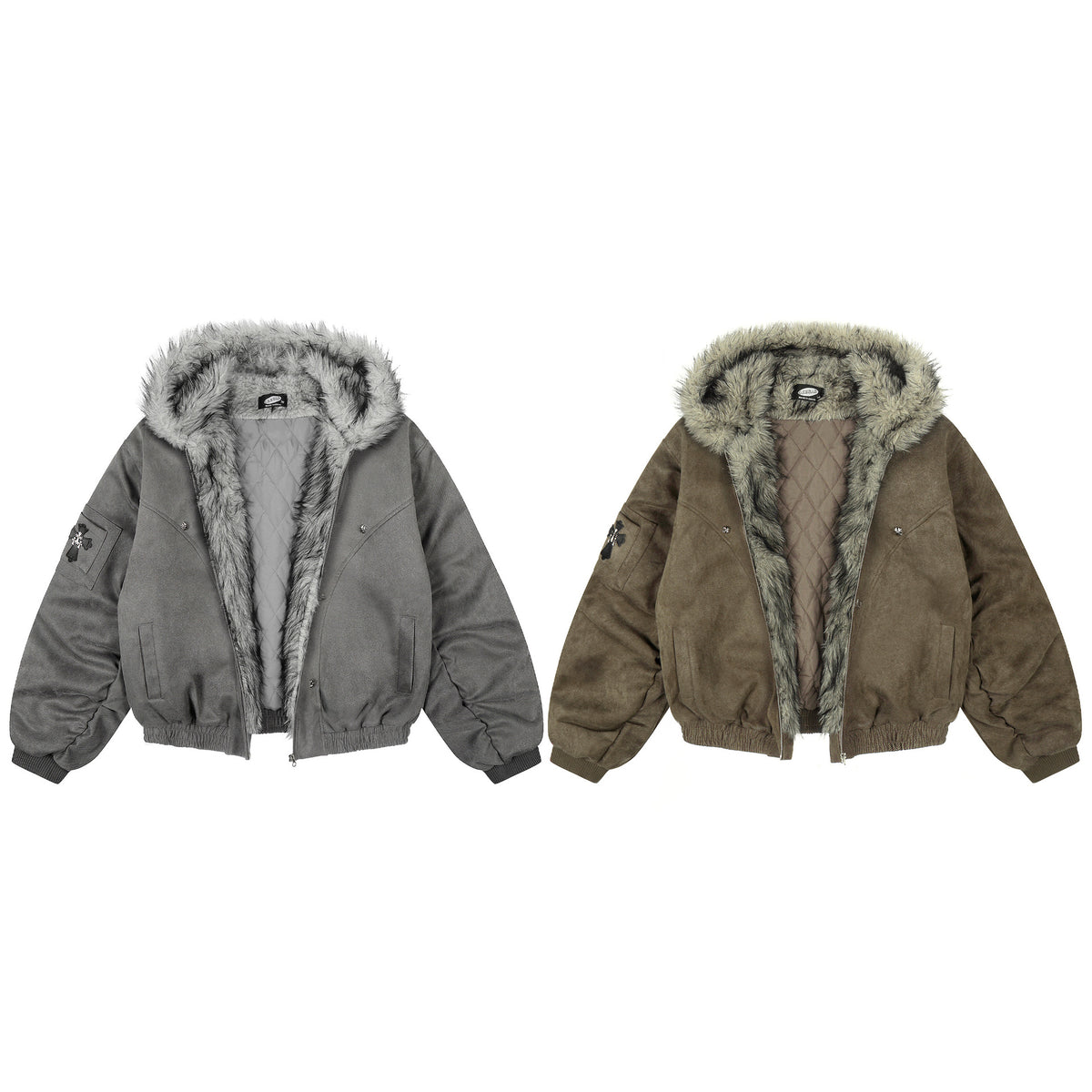 Relaxed Collared Puffer Jacket