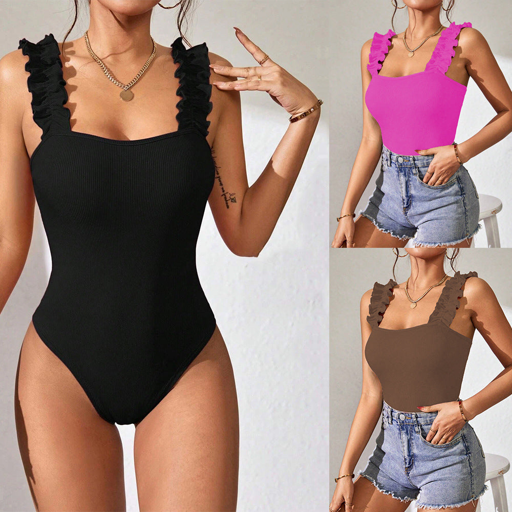 Strapless Knit Bodysuit