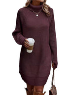 Cutout High-Neck Knit Dress — product image 16