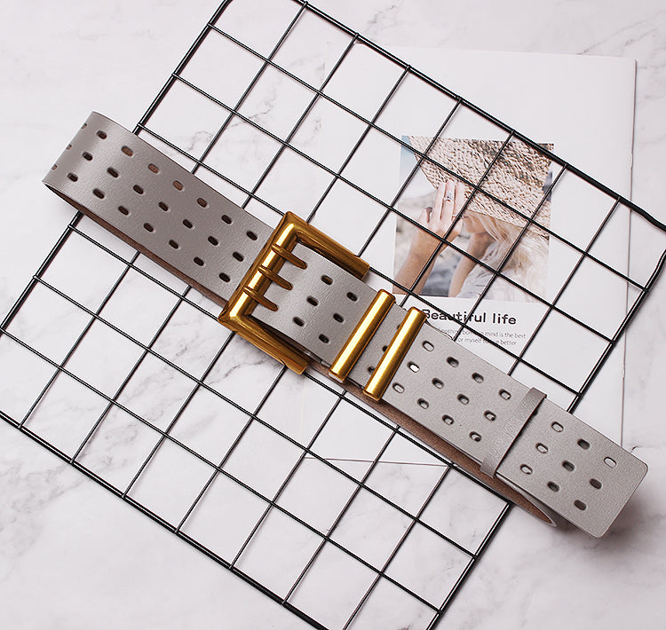 Vintage Double-Buckle Wide Belt product image 16