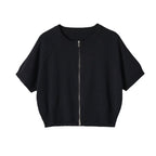 Casual Crew-Neck Knit Top