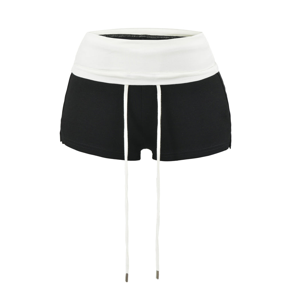 Foldover-Waist Low-Rise Shorts - view 2