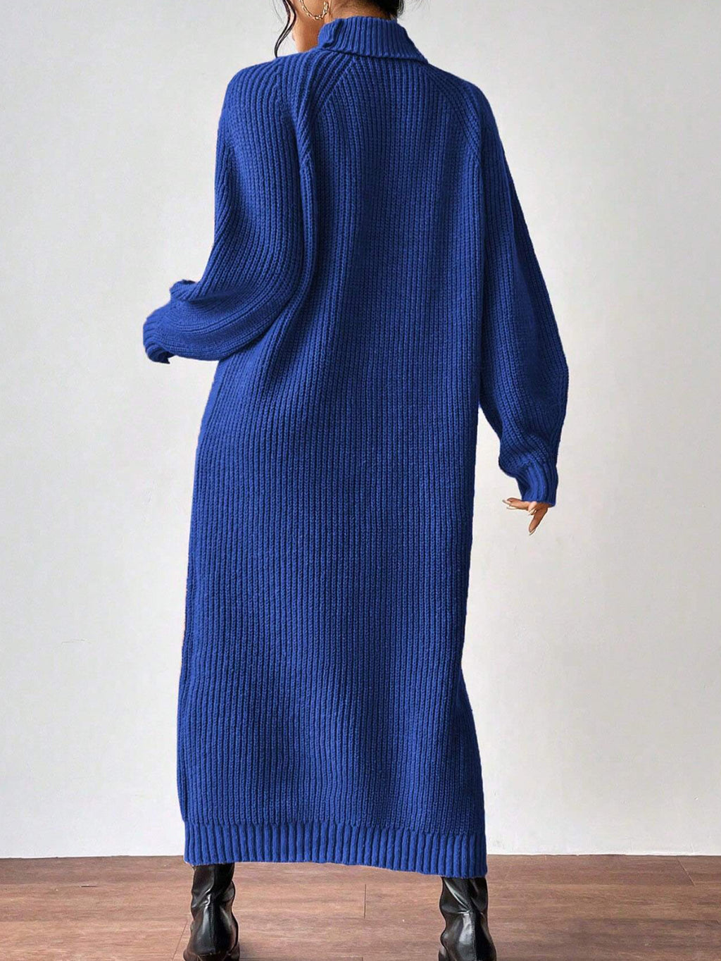 High-Neck Knit Maxi Dress — product image 21