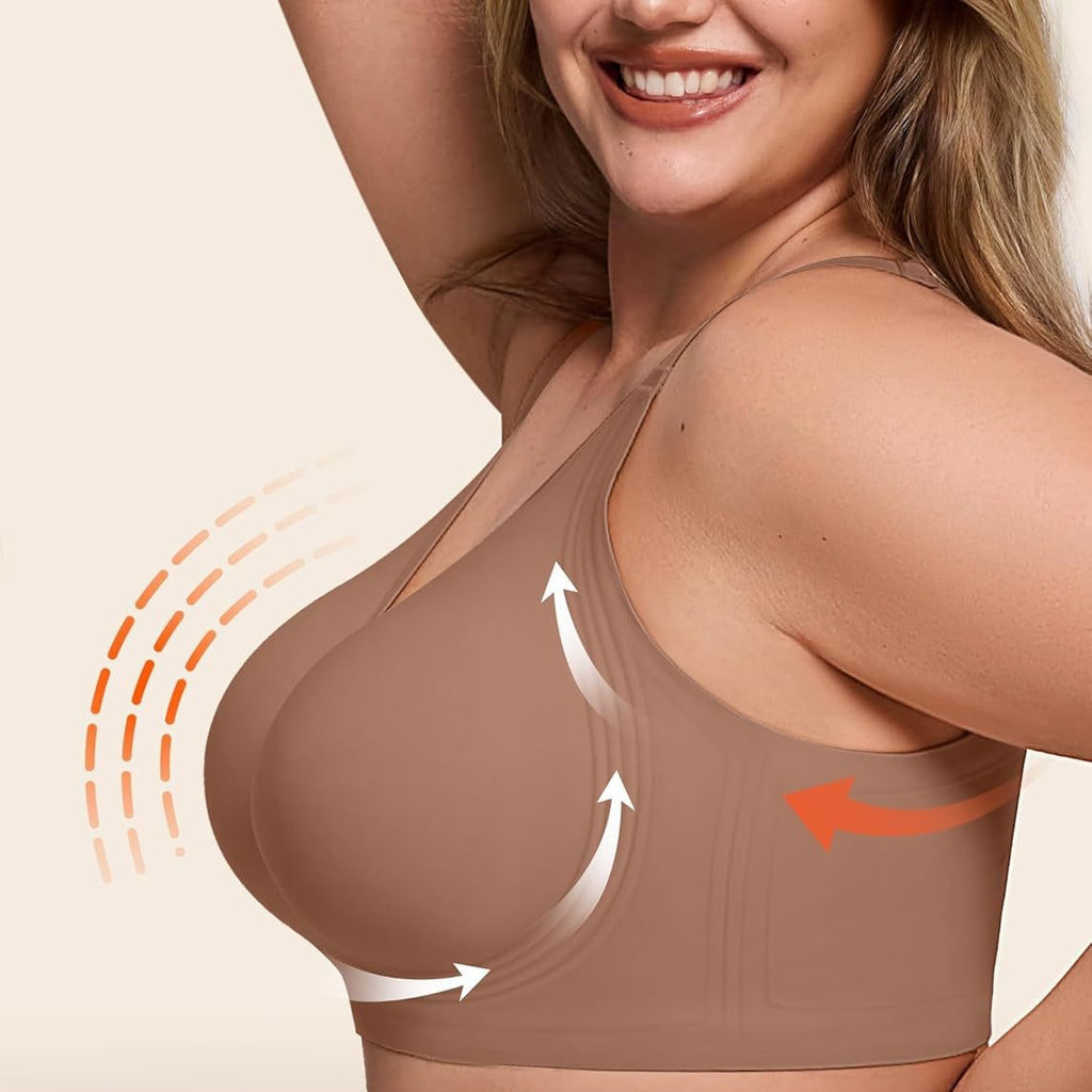 Wire-Free Full-Coverage Push-Up Bra