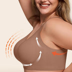 Wire-Free Full-Coverage Push-Up Bra