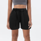 Tie-Waist Outdoor Sport Shorts